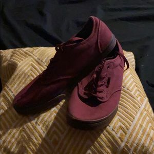 Maroon vans used